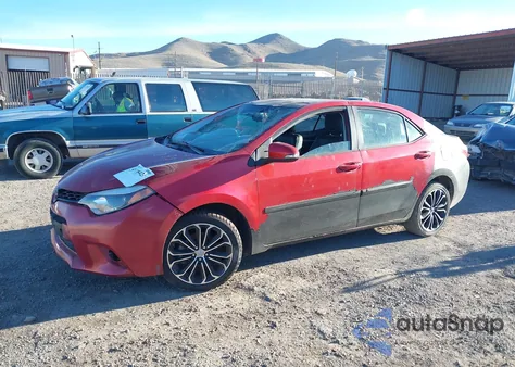 2016 Toyota Corolla S Plus из США, поврежденный, VIN 2T1BURHE8GC639227